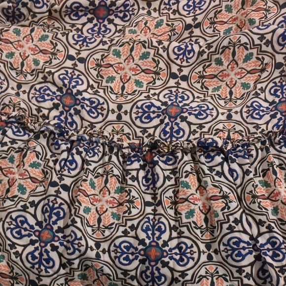 Elegant Multicolor Patterned Women's Dress - Picture 4 of 4